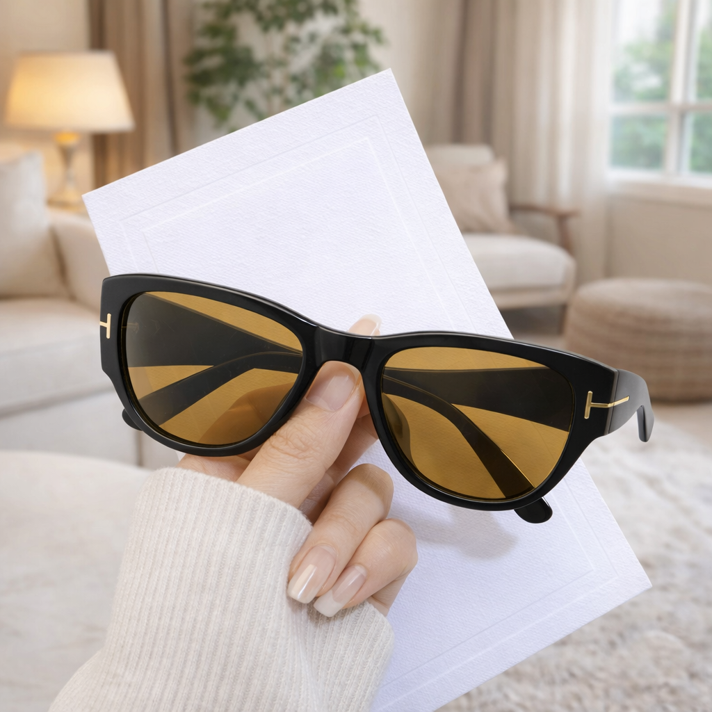 Luxury Oversized UV400 Sunglasses