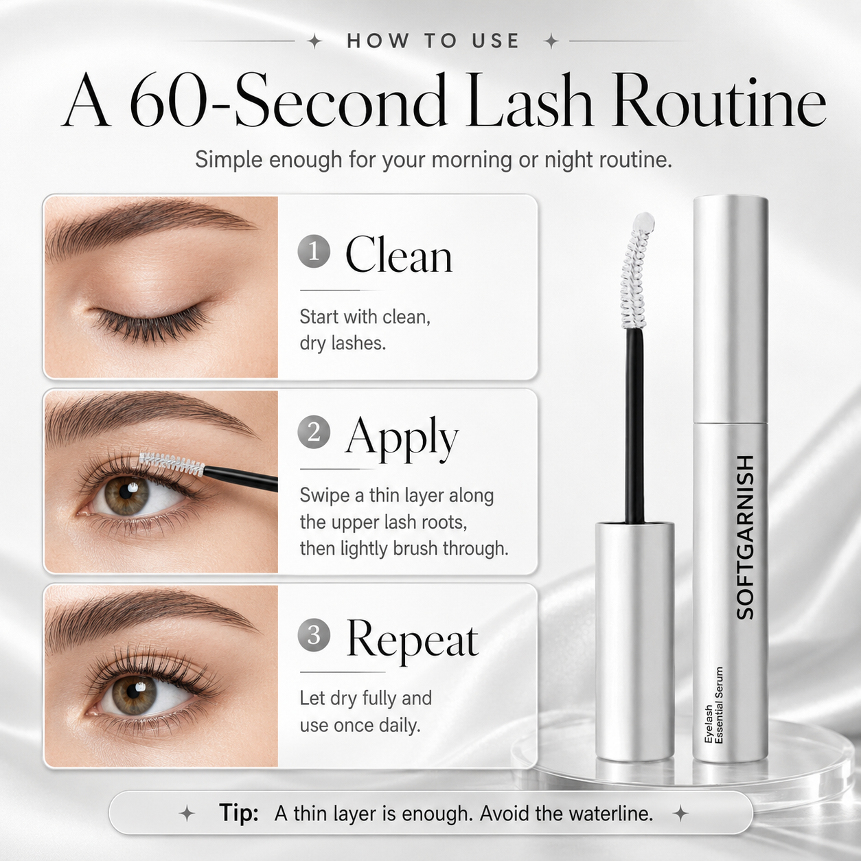 SOFTGARNISH PEPTIDE LASH SERUM