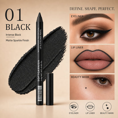 12-SHADE COLORED GEL EYELINER + METALLIC & SHIMMER FINISHES