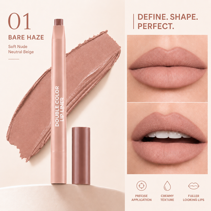 ⏰Buy one and get one free  Mirencosm DoubleColor Lip Definer - 2-in-1 Lip Liner & Balm, Define & Fill in One Swipe