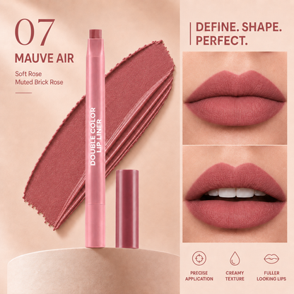 ⏰Buy one and get one free  Mirencosm DoubleColor Lip Definer - 2-in-1 Lip Liner & Balm, Define & Fill in One Swipe