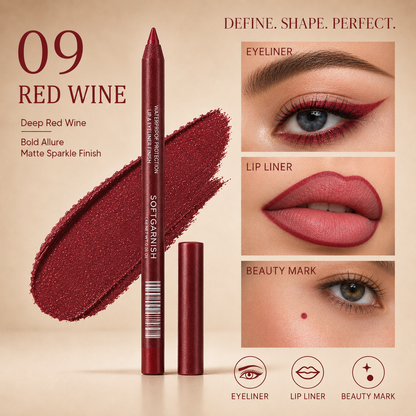 12-SHADE COLORED GEL EYELINER + METALLIC & SHIMMER FINISHES