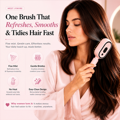 JYNVRE SPRAY MASSAGE COMB + DAILY HAIR REFRESH