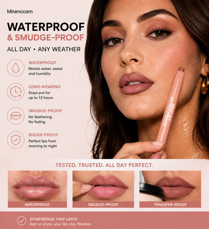⏰Buy one and get one free  Mirencosm DoubleColor Lip Definer - 2-in-1 Lip Liner & Balm, Define & Fill in One Swipe