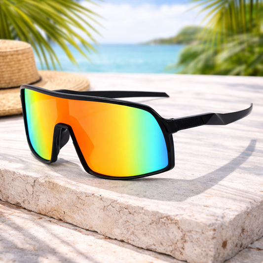 Performance Shield Sunglasses – Bold UV400 Shades for Sport & Sun