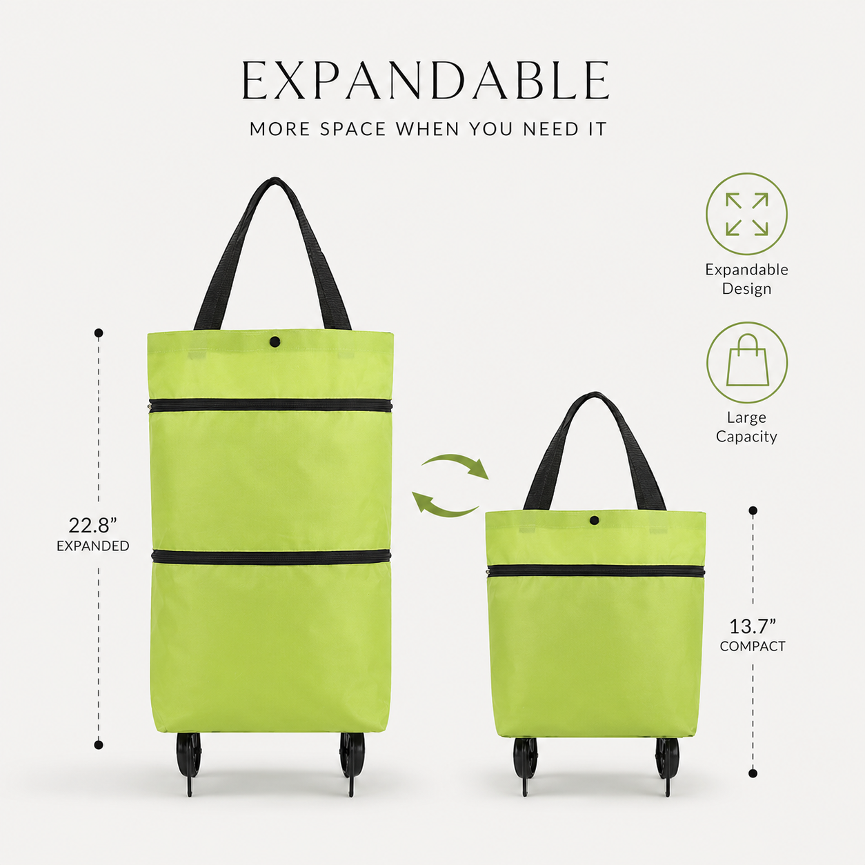 🔥HOT SALE 50% OFF🔥Foldable 2-in-1 Shopping Bag