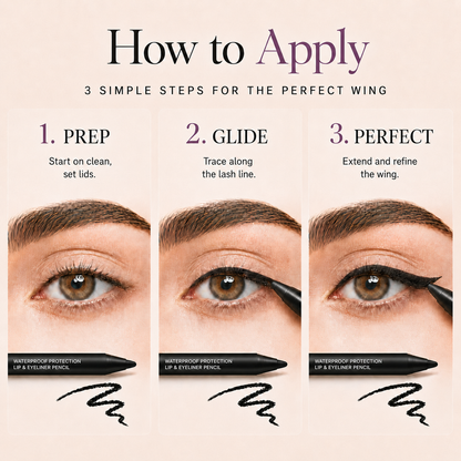 12-SHADE COLORED GEL EYELINER + METALLIC & SHIMMER FINISHES