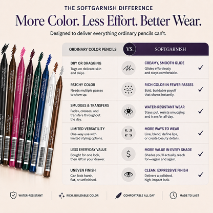 12-SHADE COLORED GEL EYELINER + METALLIC & SHIMMER FINISHES
