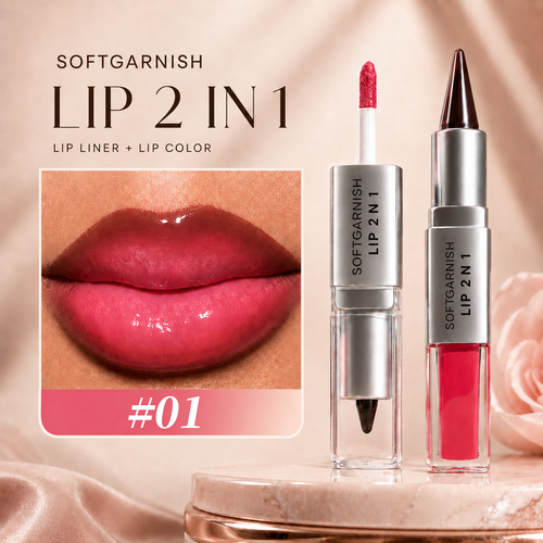 Two-In-One Lipstick & Liner