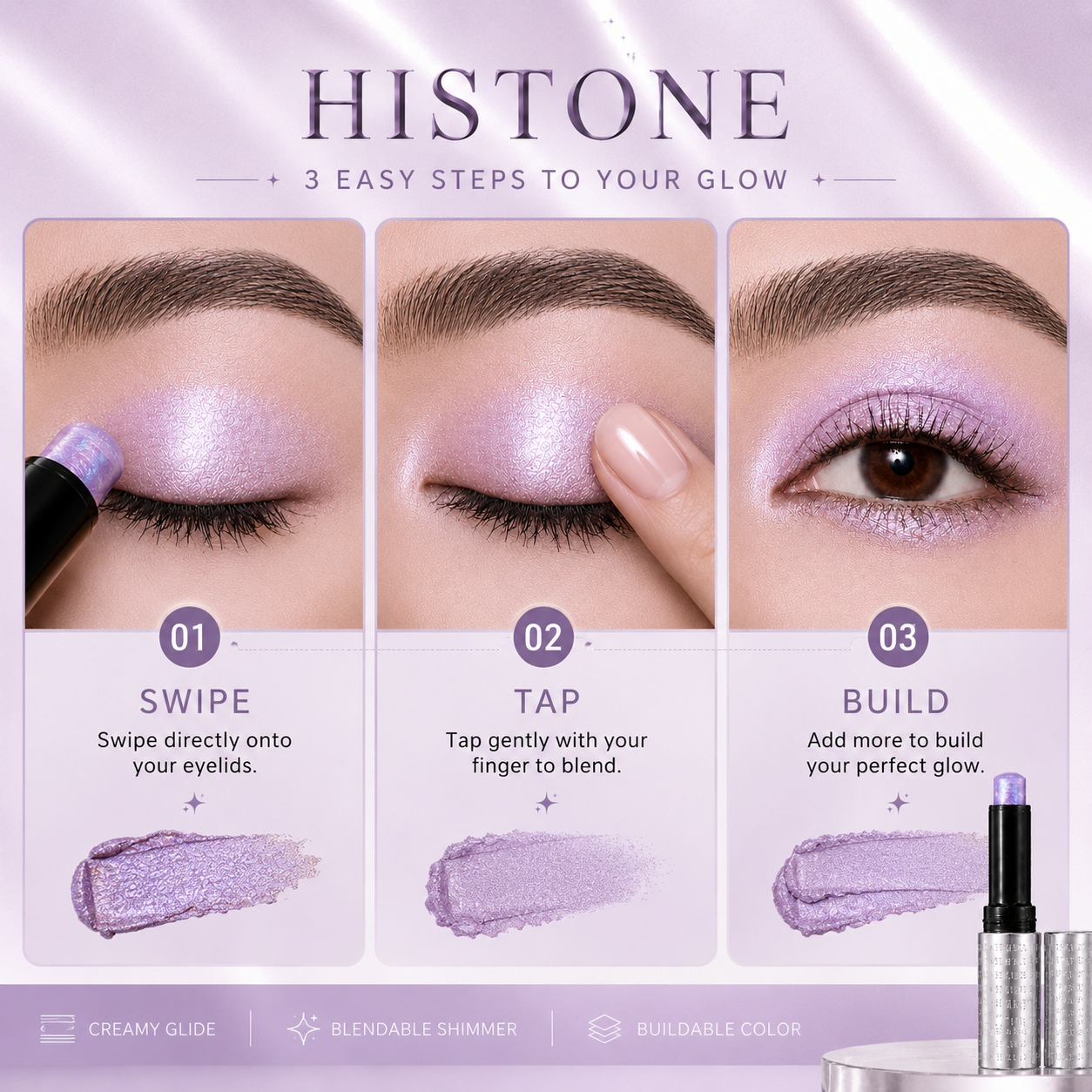 HISTONE-JellyGlow Eyeshadow Stick