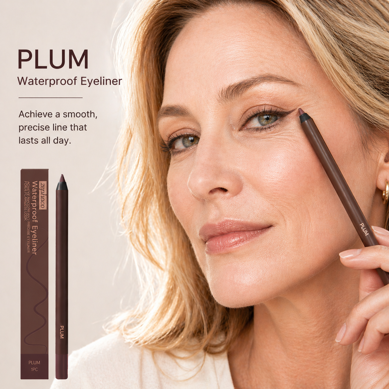 LAST DAY -💜 BUY 1 GET 1 FREEe 💜 24HR Waterproof Eyeliner a Day to Night Wear