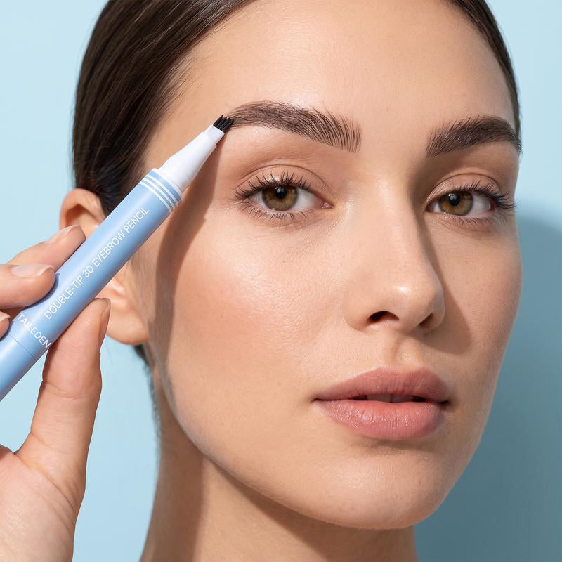 Waterproof 2-in-1 Micro-Fork Eyebrow Pen