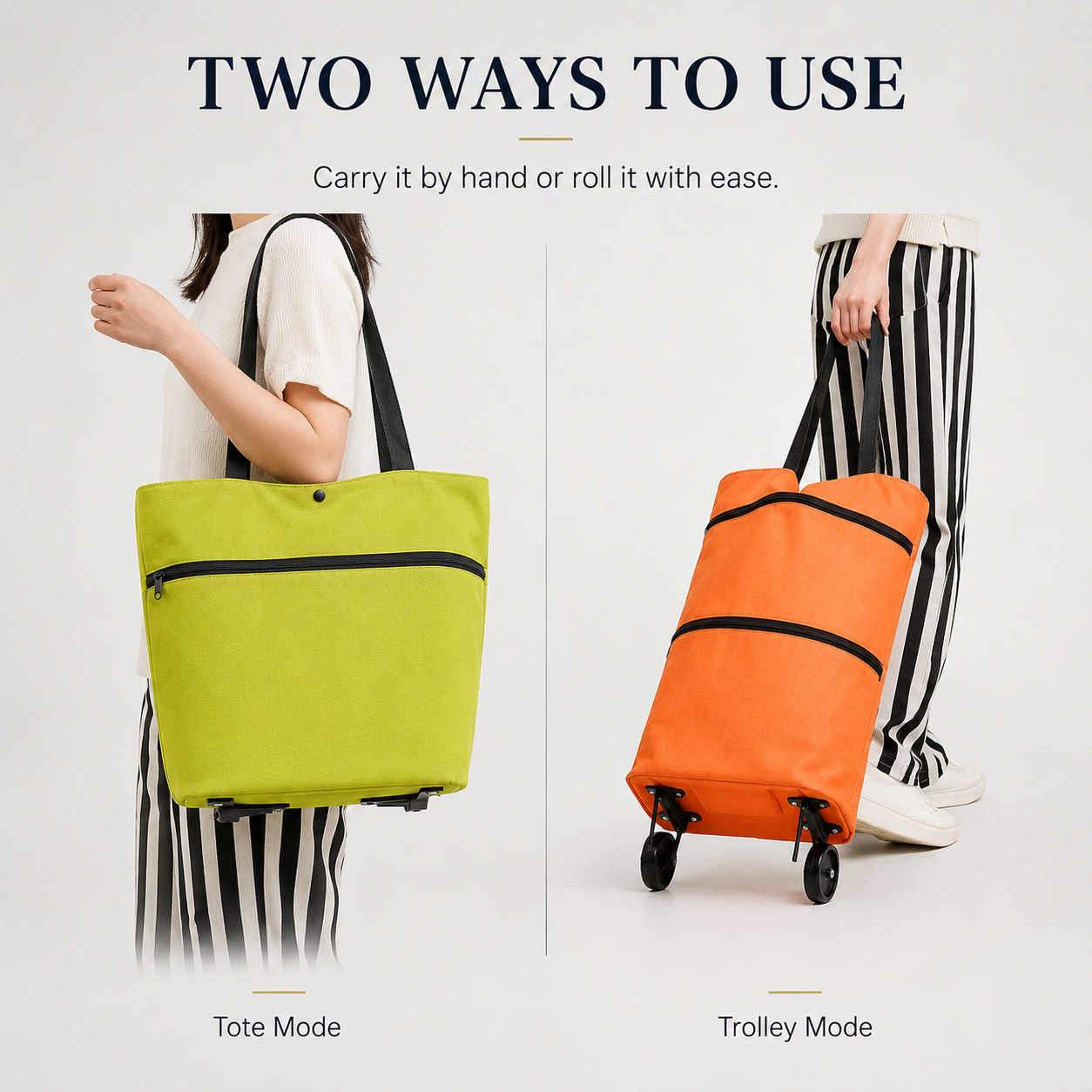 🔥HOT SALE 50% OFF🔥Foldable 2-in-1 Shopping Bag