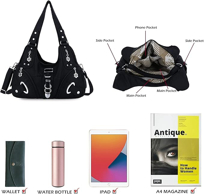 👜 Soft PU Leather Hobo Shoulder Bag — ✨ Quiet-Luxury Style, Zip Closure, and Effortless Everyday Carry