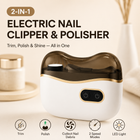 🔥 LAST DAY PROMOTION - 50%OFF 🔥💅2-in-1 Electric Nail Clipper & Polisher