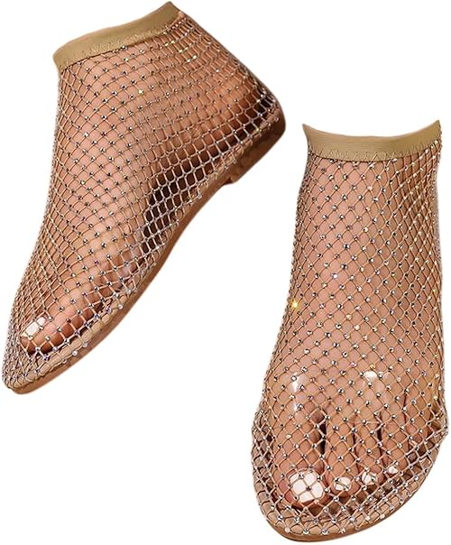 The Rhinestone Mesh Flats Women Keep Reaching For
