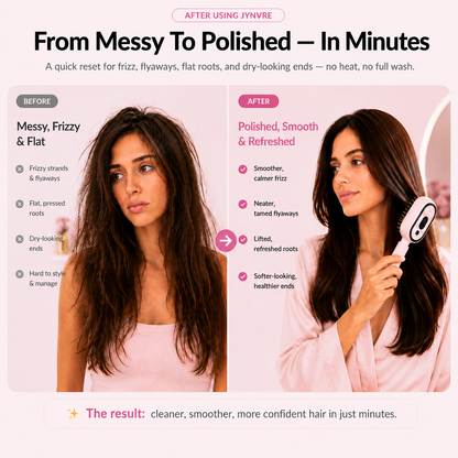 JYNVRE SPRAY MASSAGE COMB + DAILY HAIR REFRESH