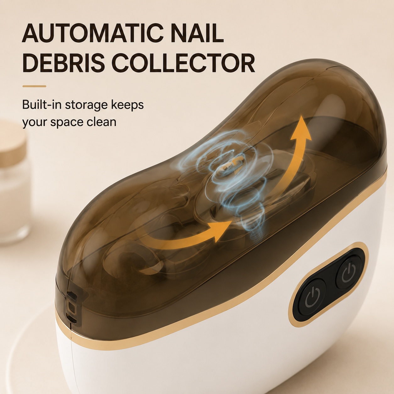 🔥 LAST DAY PROMOTION - 50%OFF 🔥💅2-in-1 Electric Nail Clipper & Polisher