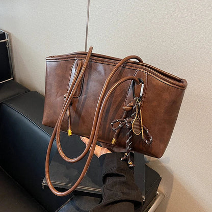 👝Women's Elegant Solid Color Large Capacity Shoulder Bag