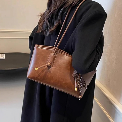 👝Women's Elegant Solid Color Large Capacity Shoulder Bag