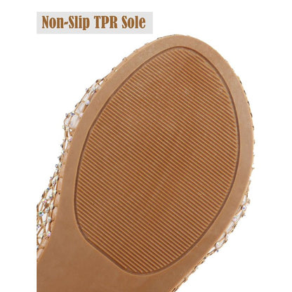 The Rhinestone Mesh Flats Women Keep Reaching For