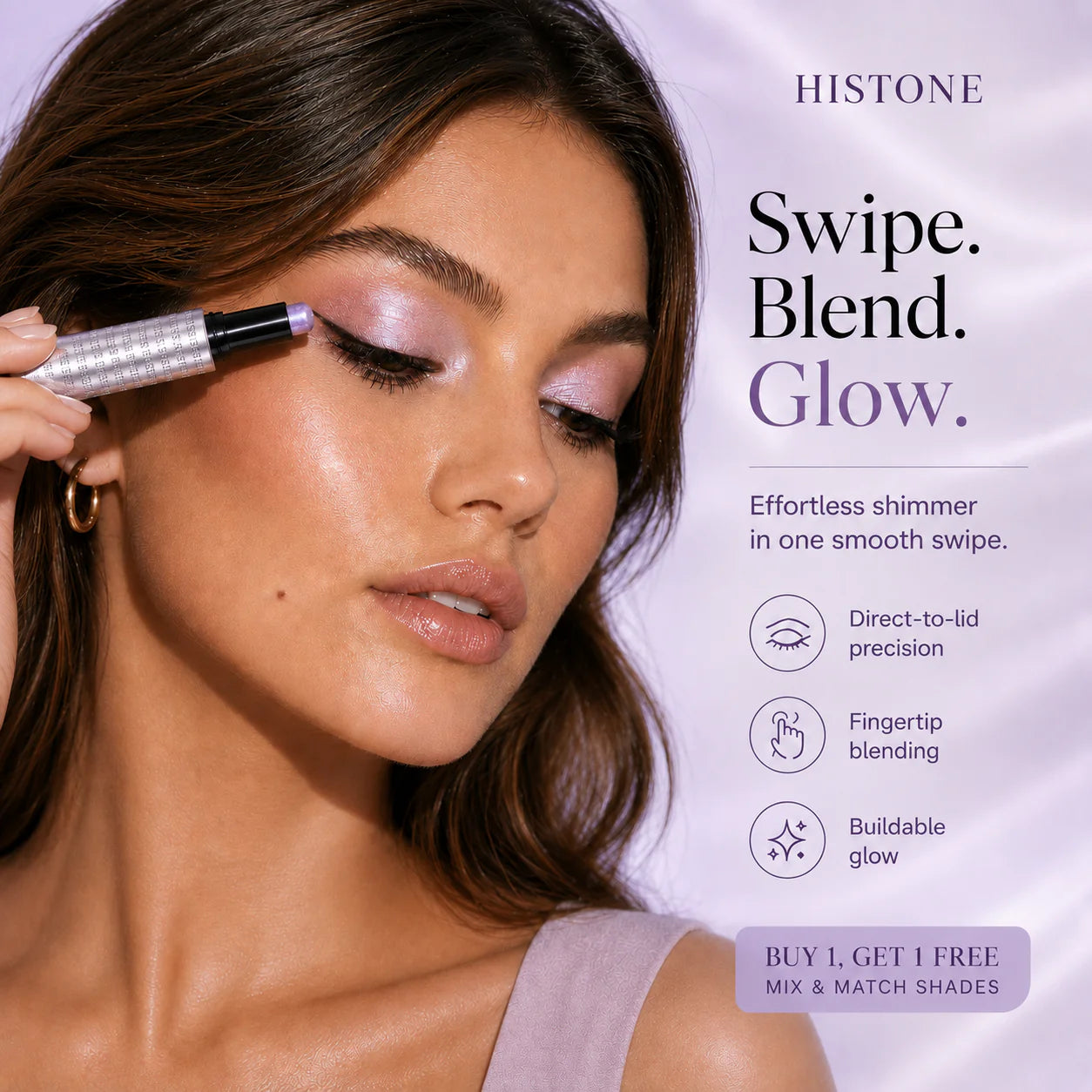 HISTONE JellyGlow Eyeshadow Stick shade 01
