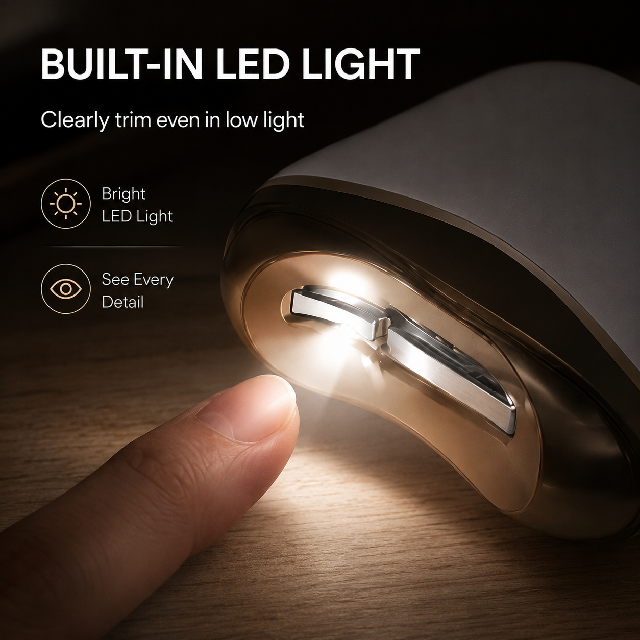 🔥 LAST DAY PROMOTION - 50%OFF 🔥💅2-in-1 Electric Nail Clipper & Polisher