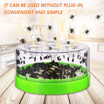 Reusable fly trap—no electricity, no poison! 🏠 Safe to use in the kitchen and around children and pets